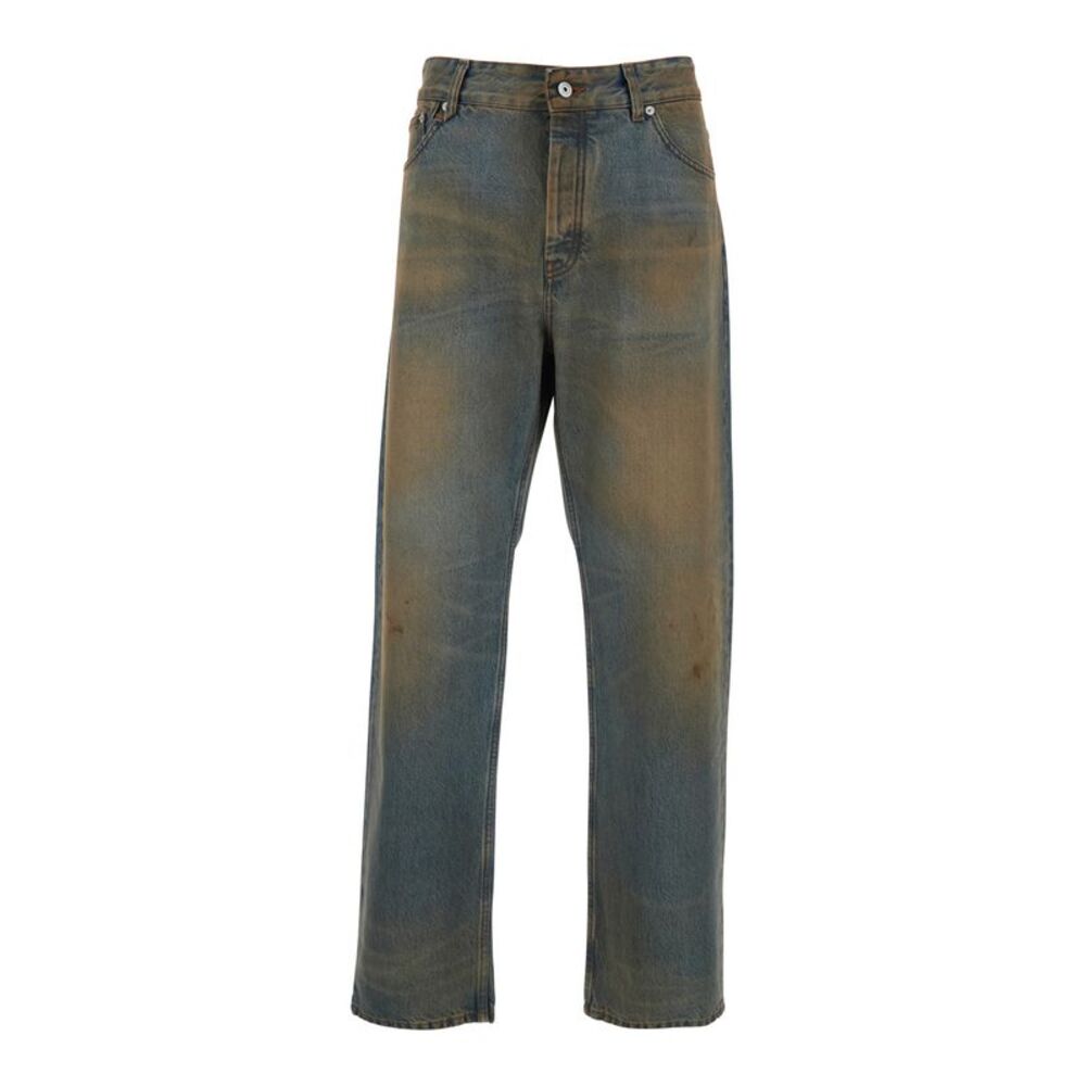 Jacquemus Men Grey Jeans 'Le De-Nimes Berger' Five-Pocket In Denim Men